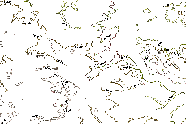 Mountain peaks around Birkenkopf