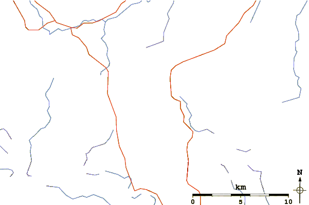 Roads and rivers around Birkhouse Moor