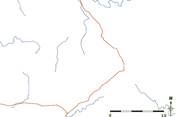 Roads and rivers around Birreencorragh