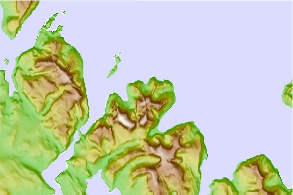 Surf breaks located close to Bishop's Mitre (Labrador)