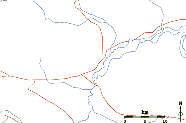 Roads and rivers around Bisotoon