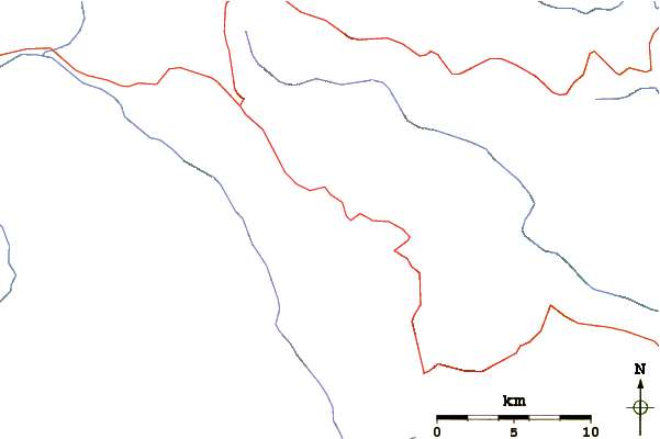 Roads and rivers around Black Butte (Glenn County, California)