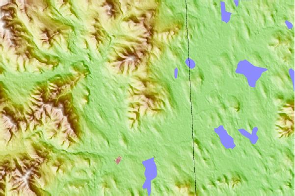 Surf breaks located close to Black Cap (mountain)