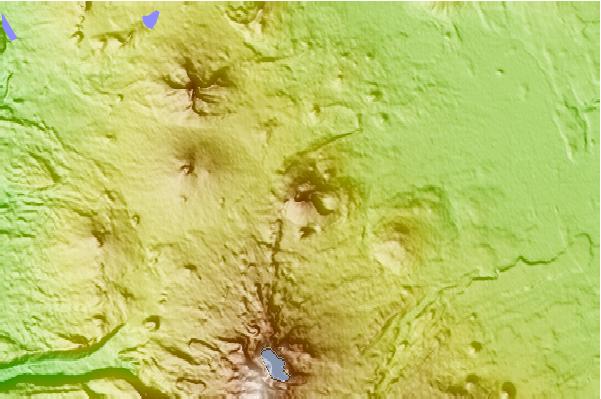 Surf breaks located close to Black Crater