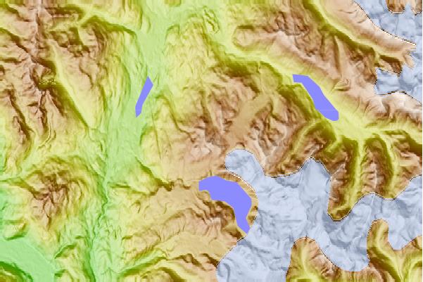 Surf breaks located close to Black Tusk