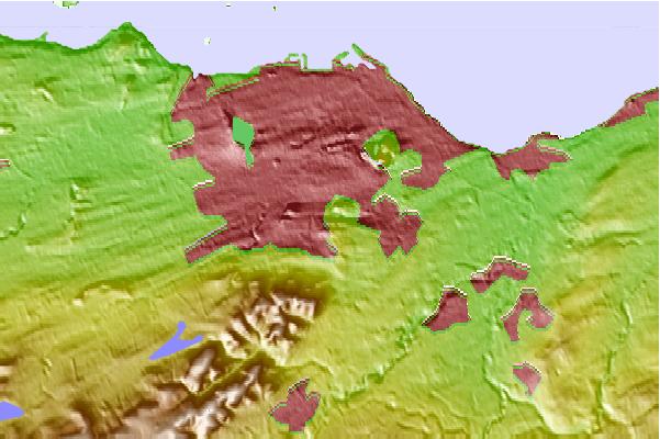 Surf breaks located close to Blackford Hill