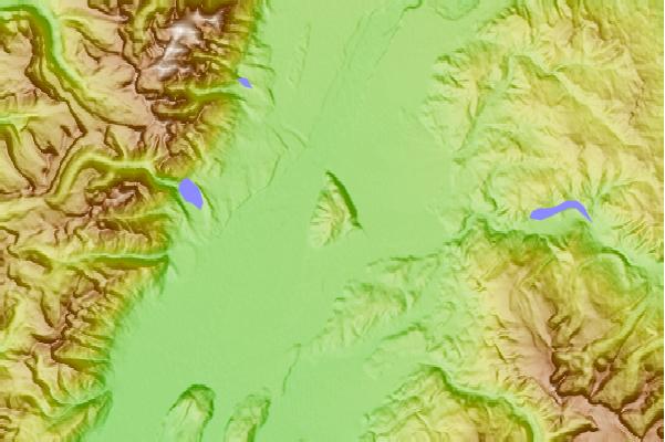 Surf breaks located close to Blacktail Butte