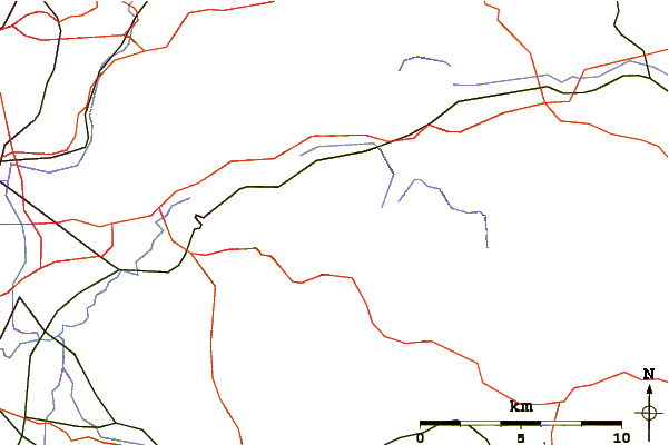 Roads and rivers around Bleaklow