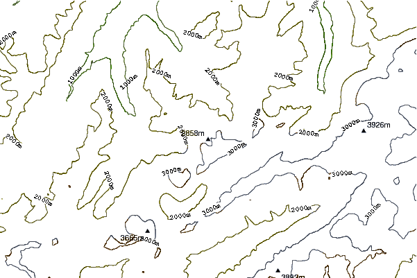 Mountain peaks around Blemlisalphorn