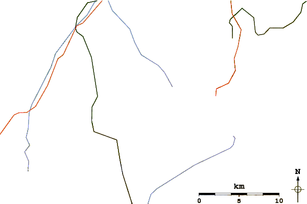 Roads and rivers around Blemlisalphorn