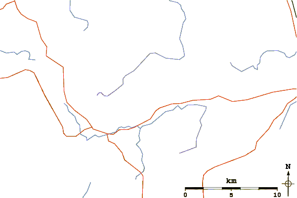 Roads and rivers around Blencathra