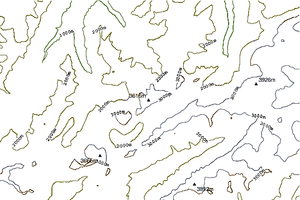 Mountain peaks around Blüemlisalp