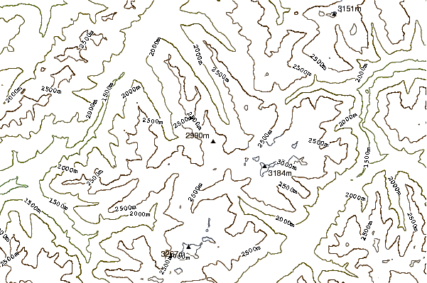 Mountain peaks around Bocktenhorn