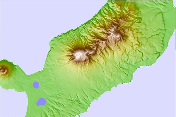 Surf breaks located close to Bogatyr Ridge