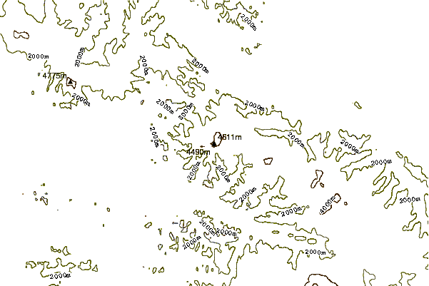 Mountain peaks around Bona or Bona-churchill