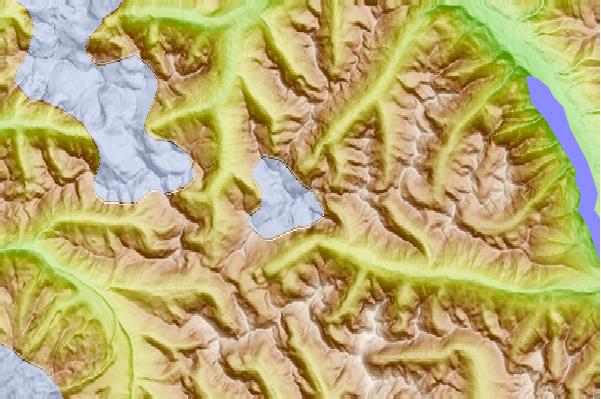 Surf breaks located close to Bonanza Peak