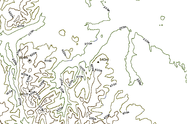 Mountain peaks around Bonscale Pike