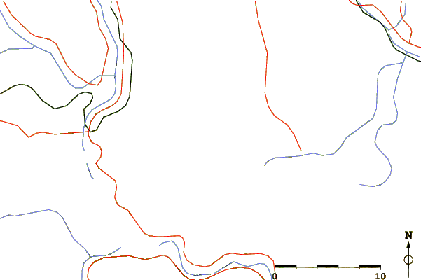 Roads and rivers around Boranja