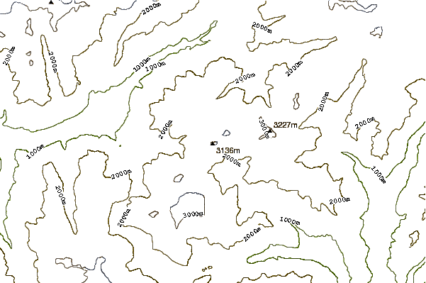 Mountain peaks around Bortelhorn