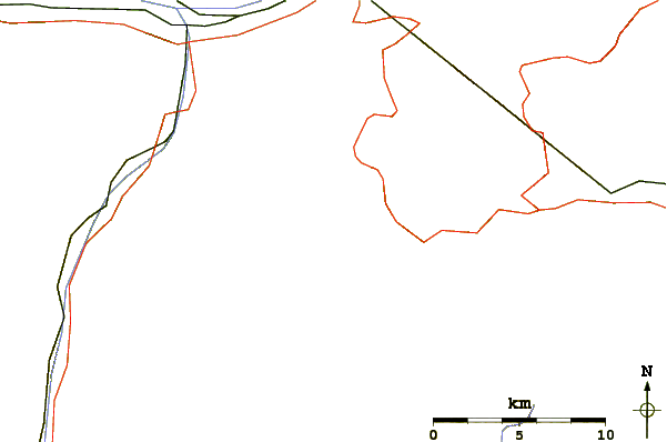 Roads and rivers around Böshorn