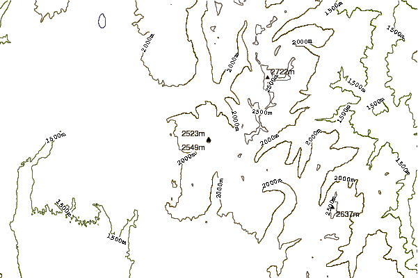 Mountain peaks around Boulder Mountain (Idaho)