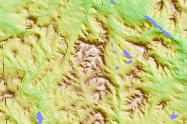 Surf breaks located close to Boundary Peak (Maine)