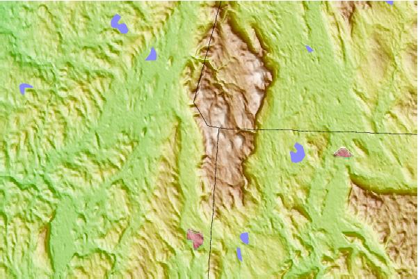 Surf breaks located close to Brace Mountain