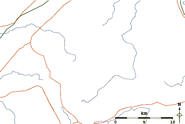 Roads and rivers around Brae Fell