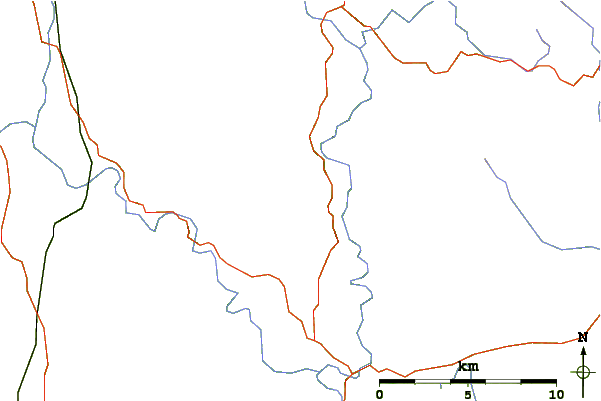 Roads and rivers around Brandon Hill