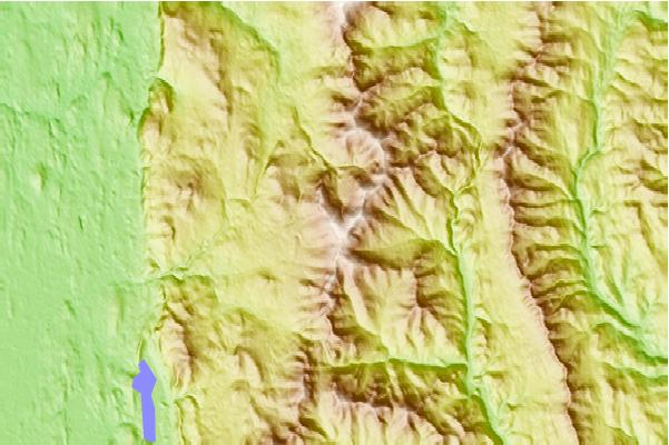 Surf breaks located close to Bread Loaf Mountain (Vermont)