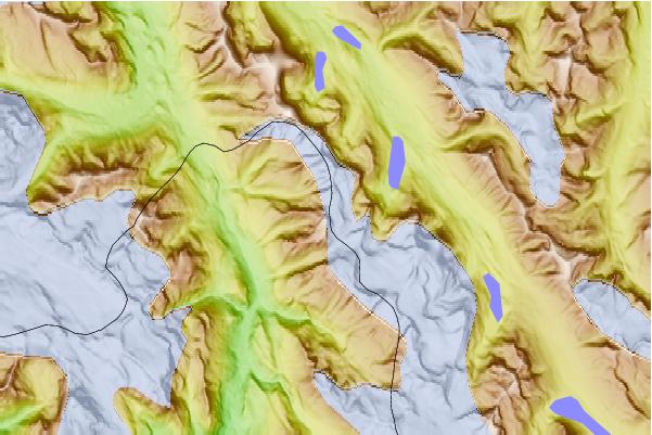 Surf breaks located close to Breaker Mountain