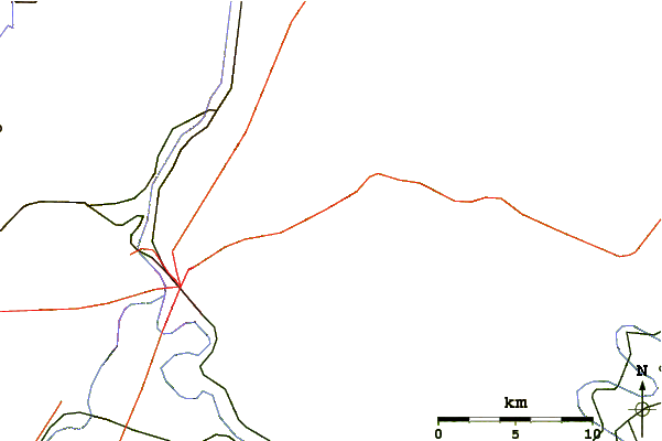 Roads and rivers around Breakneck Hill