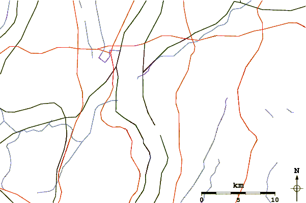 Roads and rivers around Breakneck Ridge