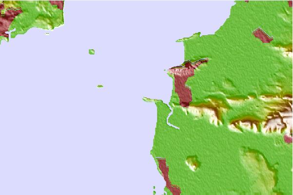 Surf breaks located close to Brean Down