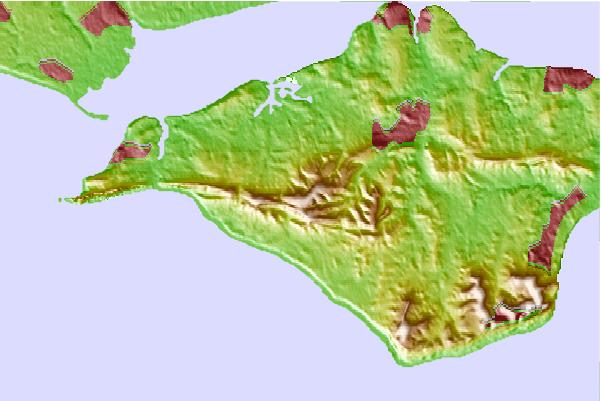 Surf breaks located close to Brighstone Down (Isle of Wight)