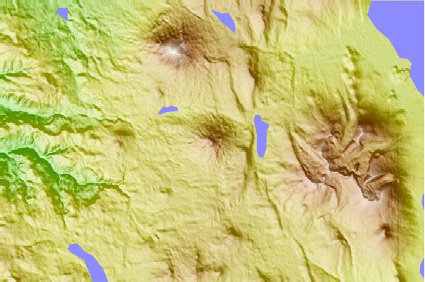 Surf breaks located close to Brown Mountain