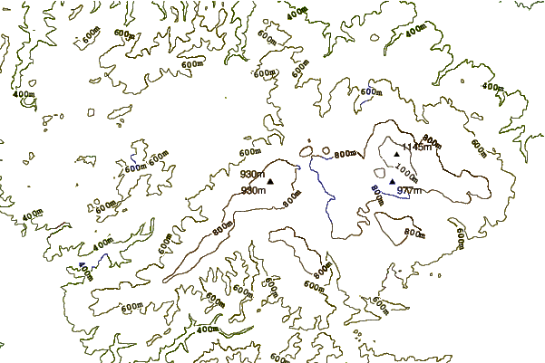 Mountain peaks around Bruchberg