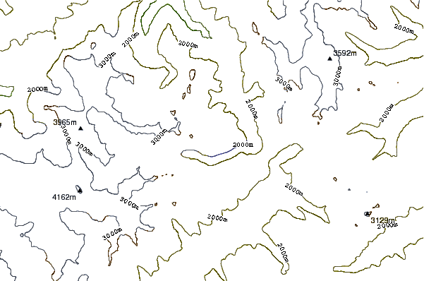 Mountain peaks around Brünberg