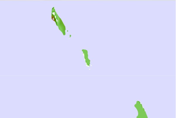 Surf breaks located close to Buckle Island