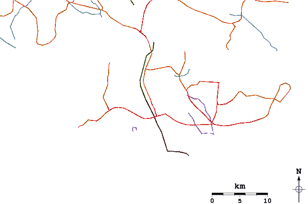 Roads and rivers around Bukit Timah