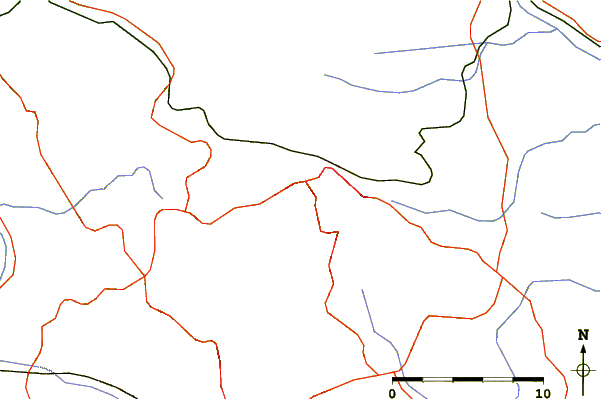 Roads and rivers around Bukulja