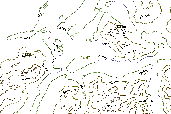 Mountain peaks around Bürgenstock