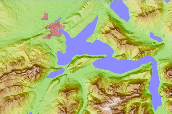 Surf breaks located close to Bürgenstock