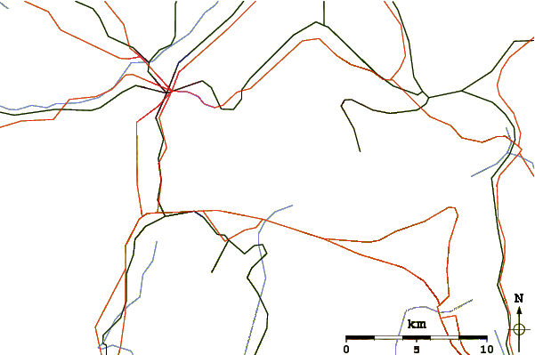 Roads and rivers around Bürgenstock