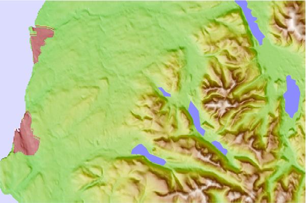 Surf breaks located close to Burnbank Fell