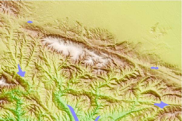 Surf breaks located close to Burnt Peak (California)