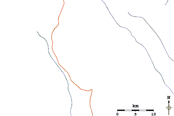 Roads and rivers around Burphu Dhura