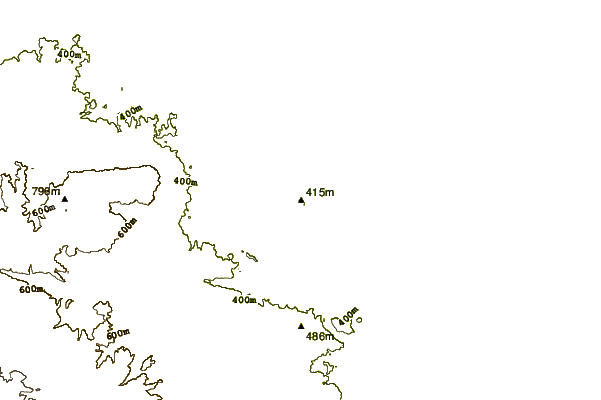 Mountain peaks around Burrén and Burrena