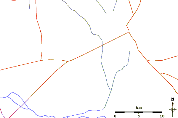 Roads and rivers around Bus-obo