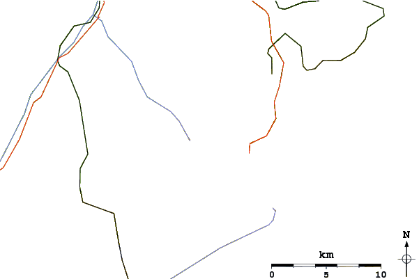 Roads and rivers around Bütlasse